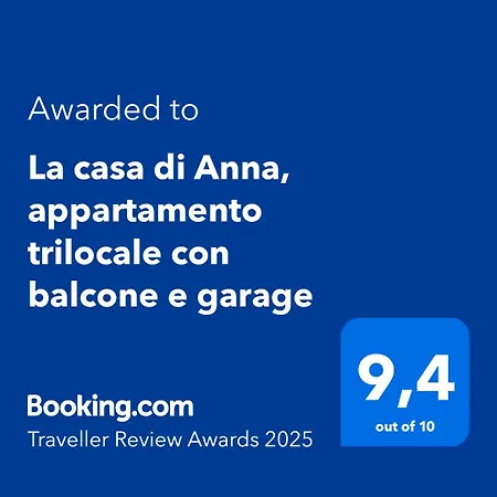 Apartmán La Casa Di Anna, Trilocale Con Balcone E Garage *